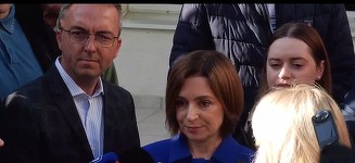 Alegeri în R. Moldova - Preşedintele Maia Sandu: Am votat să păstrăm pacea / Moldova, casa noastră scumpă, este în primejdie - FOTO, VIDEO