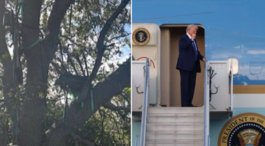 Investigaţie FBI după descoperirea unui stand de vânătoare cu vedere directă spre zona de coborâre a lui Trump din Air Force One la aeroportul din Palm Beach