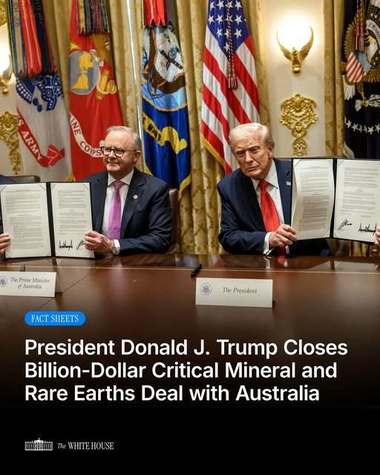 SUA şi Australia semnează un acord privind pământurile rare, pentru a contracara dominaţia Chinei

