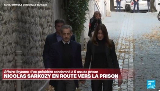 Fostul preşedinte francez Nicolas Sarkozy începe să-şi ispăşească pedeapsa de cinci ani de închisoare. El a fost încarcerat, după ce a fost aclamat de o mulţime de susţinători - VIDEO
