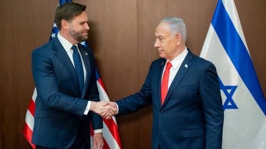 J. D. Vance anunţă, la Ierusalim, după o întâlnire cu Benjamin Netanyahu, că dezarmarea Hamasului va fi ”foarte dificilă”. El evocă ”o structură de alianţe în Orientul Mijlociu”, în urma acordului Israelului cu Hamasul, în vederea extinderii Acordurilor A
