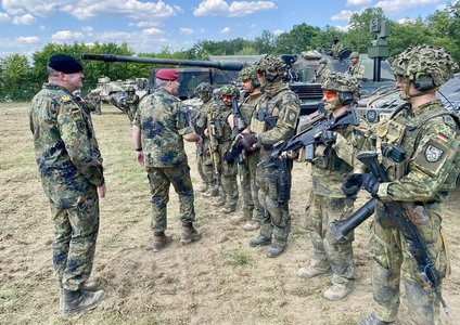 Poliţia germană a împuşcat din greşeală un soldat în timpul unui exerciţiu de antrenament