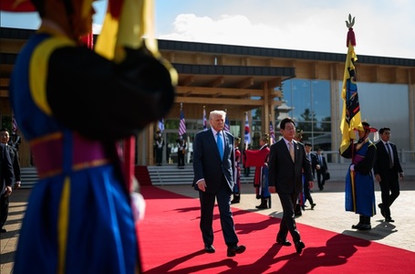 SUA au încheiat un acord comercial cu Coreea de Sud, anunţă Trump, la Gyeongju, în urma unei întâlniri cu Lee Jae Myung