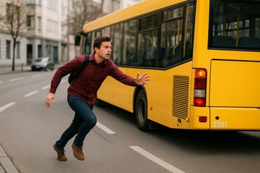 „Slovaci, nu vă faceţi griji, aveţi voie să alergaţi după autobuz!” Poliţia slovacă vine cu precizări după o modificare controversată a codului rutier