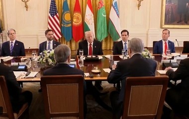 Donald Trump i-a primit la Casa Albă pe liderii a cinci foste republici sovietice: „Au o importanţă imensă şi un potenţial incredibil” / Preşedintele american, lăudat de oaspeţii săi: „Sunteţi un mare lider, trimis de Cer” - VIDEO