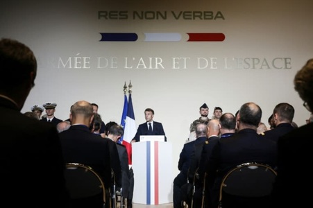 Macron anunţă o suplimentare a bugetului Apărării Spaţiale franceze cu 4,2 mld. €, la inaugurarea sediului Comandamentului Spaţial, la Toulouse, şi prezintă o nouă strategie spaţială