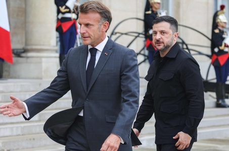 Macron urmează să-l primească luni pe Zelenski, anunţă Palatul Élysée
