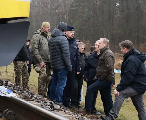 UPDATE - O explozie care s-a produs duminică pe o cale ferată poloneză a fost cauzată de un act de sabotaj, anunţă premierul Donald Tusk - VIDEO