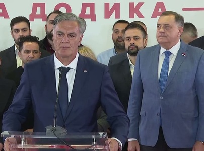 Bosnia-Herţegovina: Candidatul separatist a fost ales preşedinte al Republika Srpska