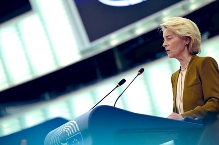 Comisia Europeană este pregătită să prezinte un text juridic cu privire la folosirea activelor ruse blocate, anunţă în Parlamentul European Ursula von der Leyen. ”Viitorul Ucrainei este în Uniunea Europeană”