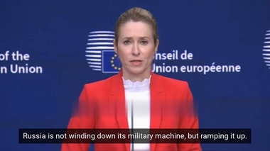 Kaja Kallas cere Kremlinului să reducă bugetul armatei ruse, ca o garanţie a încetării Războiului din Ucraina, şi să facă concesii 