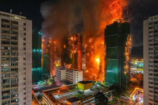 UPDATE - Cel puţin 36 morţi şi sute de dispăruţi în urma incendiului din Hong Kong, potrivit unui bilanţ actualizat
