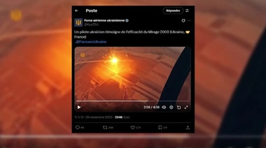 Armata ucraineană postează o înregistrare video în care un pilot al unui avion de tip Mirage doboară o rachetă rusă de croazieră