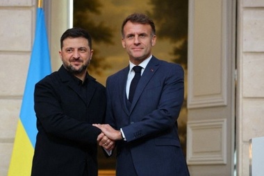 Macron urmează să-l primească luni pe Zelenski