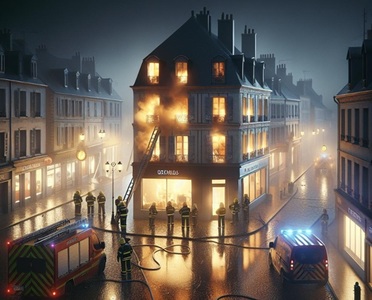 Cinci morţi şi un rănit în nord-estul Franţei, într-un incendiu într-o clădire cu trei niveluri la Neuves-Maisons, în în Meurthe-et-Moselle