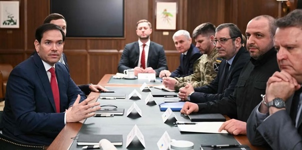 UPDATE-Rubio dă asigurări, la începutul unor negocieri cu Umerov, în Florida, că discuţiile cu privire la planul de pace Trump vizează să ”deschidă calea” unei Ucraine suverane