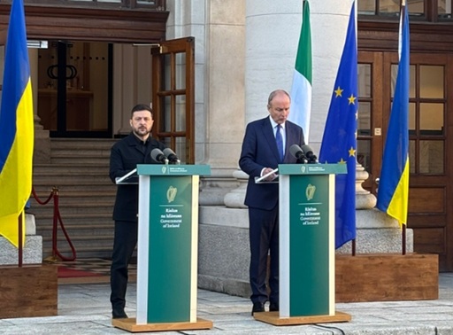 Zelenski cere, la Dublin, sfârşitul războiului şi nu doar o ”pauză” în lupte. El acuză Rusia de folosirea negocierilor cu scopul de a ”slăbi sancţiunile” şi anunţă dezvăluiri ale spionajului ucrainean. Instalaţii gazifere ucrainene, avariate în atacuri ruse