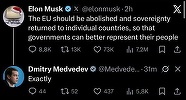 Uniunea Europeană denunţă ”declaraţii complet nebune” ale lui Musk, după ce miliardarul cere ca ”UE să fie abolită”, în urma unei amenzi