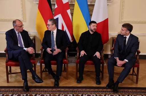 UPDATE: Starmer îi primeşte pe Zelenski, Merz şi Macron la Londra, la o reuniune privind negocierile mediate de SUA