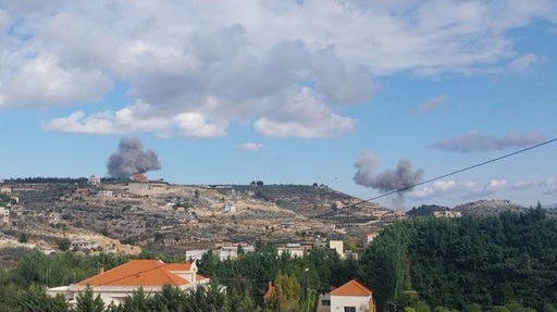 Israelul desfăşoară zeci de atacuri aeriene în sudul şi estul Libanului împotriva Hezbollahului