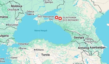 Resturi de drone ucrainene au provocat un incendiu la rafinăria Slaviansk şi au avariat reţele electrice în regiunea rusă Krasnodar