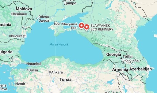 Resturi de drone ucrainene au provocat un incendiu la rafinăria Slaviansk şi au avariat reţele electrice în regiunea rusă Krasnodar