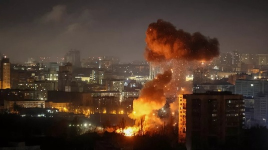 Explozii puternice la Kiev. Alerte aeriene în mai multe regiuni din Ucraina
