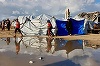 Adăposturile improvizate din Fâşia Gaza, inundate din nou de ploi puternice