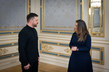 Fostul vicepremier canadian Chrystia Freeland a fost numită consilier economic de către Zelenski