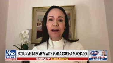 Opozanta venezueleană María Corina Machado anunţă la Fox News că vrea să se întoarcă ”cât mai repede” în Venezuela, fără să dezvăluie unde se află, pentru a o face ”centrul energetic” al Americilor, în pofida faptului că Trump nu o susţine