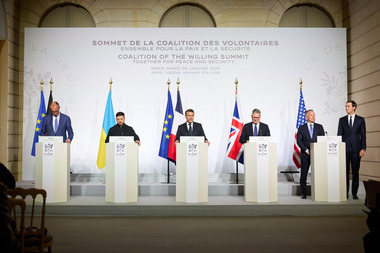 Câteva mii de soldaţi francezi ar putea fi trimişi în Ucraina pentru „menţinerea păcii”, afirmă Emmanuel Macron. Ce au convenit la Paris aliaţii Ucrainei şi ce rol au Statele Unite