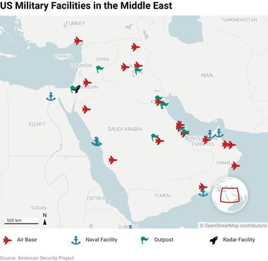 DOCUMENTAR. Unde se află principalele baze militare americane din Orientul Mijlociu?