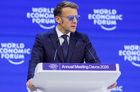 Macron acuză SUA, la Davos, că ”încearcă să slăbească şi să subordoneze Europa” şi cere ”să nu acceptăm legea celui mai puternic”. El evocă din nou o folosire a instrumentului anticoerciţie al UE