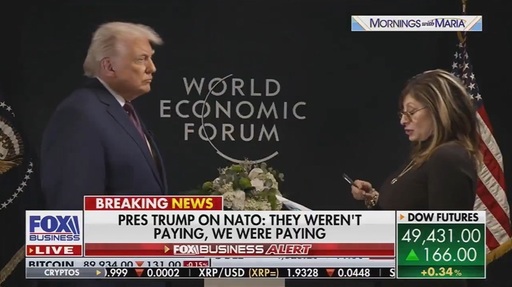 Trump ameninţă, la Davos, cu ”represalii mari”, dacă europenii vând datoria americană pentru a exercita presiuni asupra SUA. ”Noi avem toate cărţile în mână”