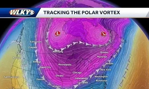 Vortex polar, ninsori masive şi polei. Un val de frig de proporţii urmează să lovească SUA şi Canada