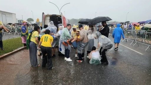 Zeci de persoane au fost rănite după ce un trăsnet a lovit o manifestaţie pro-Bolsonaro în capitala Braziliei