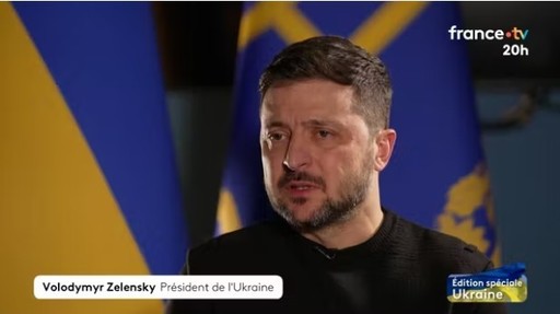 Zelenski, sceptic cu privire la reluarea dialogului cu Moscova dorită de Macron. El avertizează că Putin vrea să umilească Europa şi că se teme numai de Trump