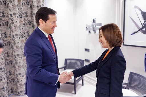 Maia Sandu a avut la Munchen întrevederi cu Marco Rubio şi cu Mark Rutte