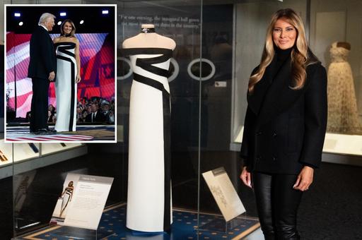 Melania Trump a donat Muzeului Naţional de Istorie Americană rochia purtată la balul prilejuit de învestirea soţului său, Donald Trump - VIDEO
