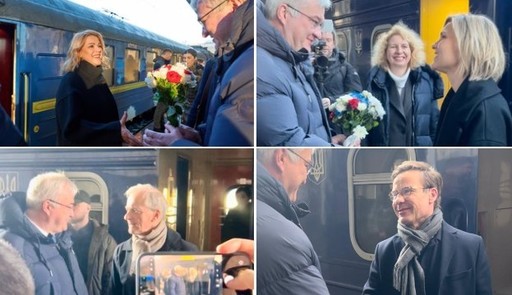 Patru ani de război. Liderii ţărilor nordice şi baltice sunt în Ucraina pentru a marca momentul - FOTO