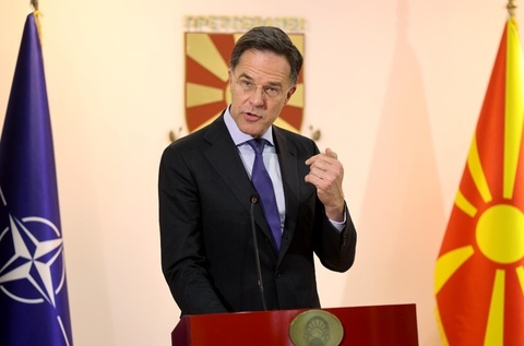 Atacurile SUA şi Israelului în Iran sunt ”susţinute larg” în Europa, anunţă Rutte, la Skopje. NATO ”nu este implicată” în conflict