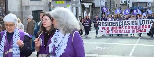 Spania - Manifestaţii pentru drepturile femeilor şi împotriva războiului din Orientul Mijlociu - VIDEO