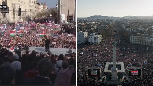 De Ziua maghiarilor de pretutindeni, cele două partide rivale din Ungaria au organizat mitinguri de amploare cu gândul la alegerile din 12 aprilie