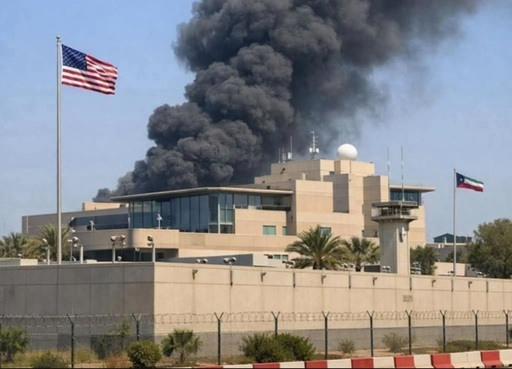 Ambasada SUA din Irak a fost lovită în urma unor atacuri cu drone
