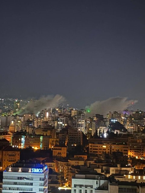 UPDATE - Atacuri israeliene în centrul Beirutului: cel puţin şase morţi şi 24 de răniţi