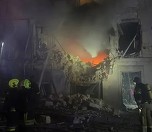 Dronele ruseşti au lovit blocuri de locuinţe în Odesa. Atacuri şi la Liov, unde a fost lovit sediul SBU