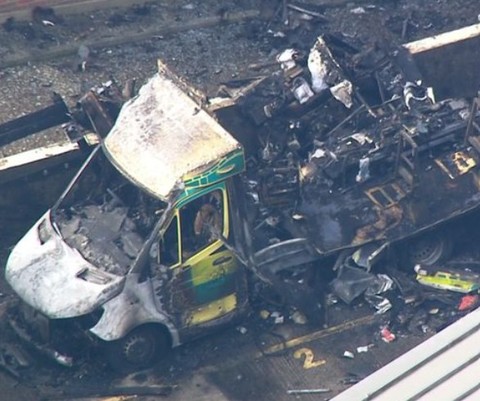 Doi bărbaţi au fost arestaţi la Londra în legătură cu incendierea ambulanţelor comunităţii evreieşti