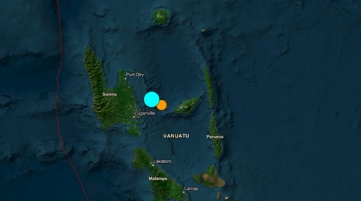 Cutremur de magnitudinea 7,3 în largul Vanuatu