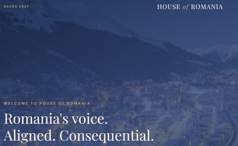 România, prezenţă dedicată la Davos în 2027, prin iniţiativa „House of Romania"