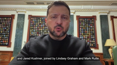 Zelenski anunţă o discuţie la telefon ”pozitivă” cu emisari americani Steve Witkoff şi Jared Kushner, senatorul republican Lindsey Graham şi secretarul general al NATO Mark Rutte